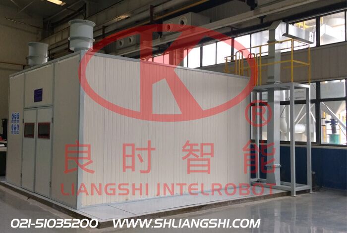 上海良时为中航下属某公司提供飞机起落架环保喷砂房系统
